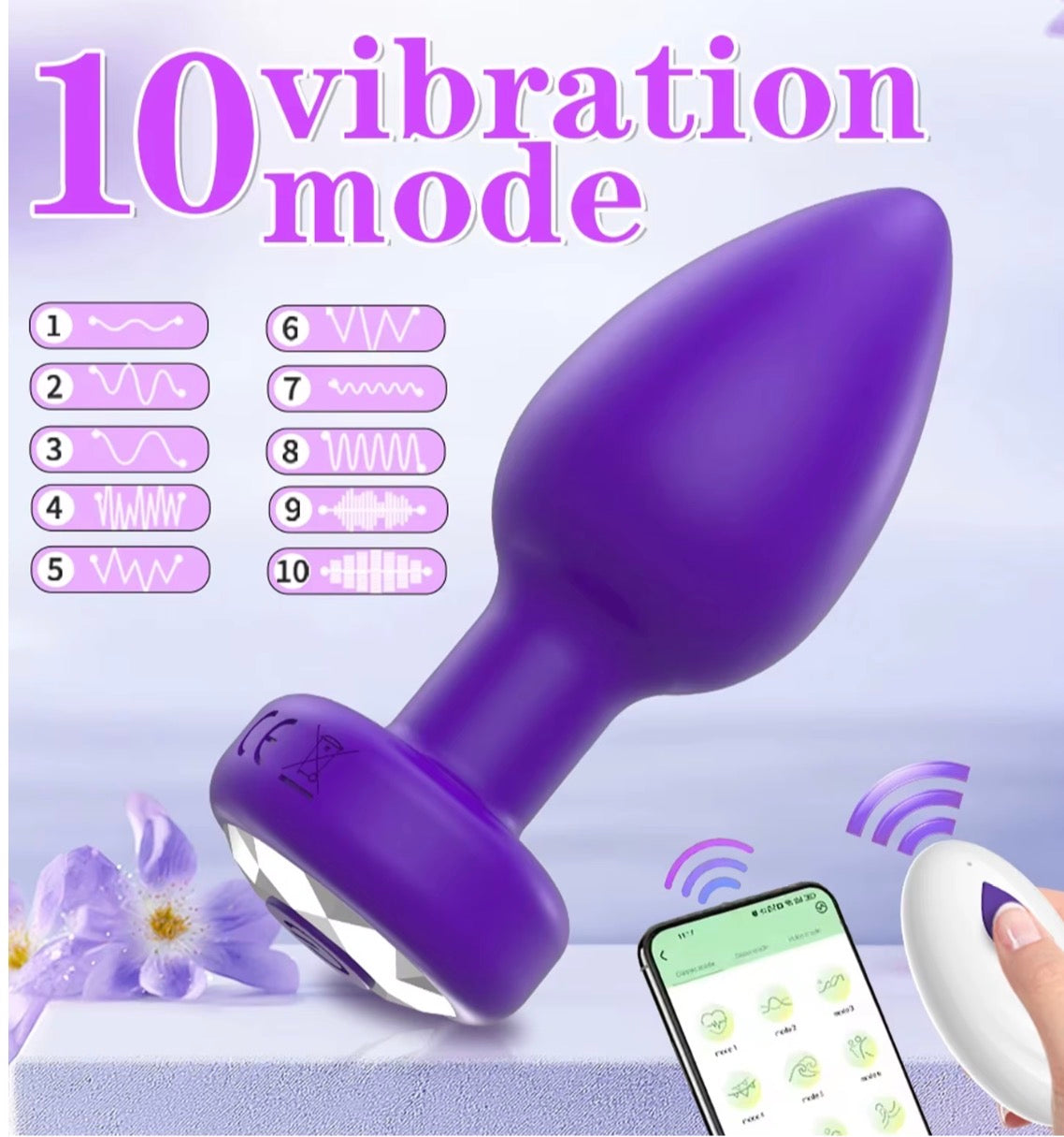 APP Butt Plug Anal Vibrator